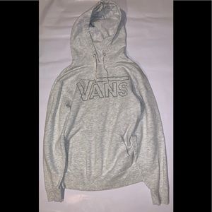 White and Grey Vans Hoodie